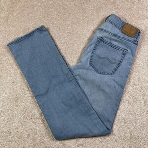 American Eagle Airflex Original Bootcut Jeans Men 30x36 (30x34) Light Wash Denim